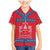 Mongolia Family Matching Mermaid Dress and Hawaiian Shirt with Soyombo Dragon Sun Red Blue Tradition Spirit