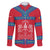 Mongolia Family Matching Puletasi and Hawaiian Shirt with Soyombo Dragon Sun Red Blue Tradition Spirit