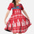 Mongolia Family Matching Tank Maxi Dress and Hawaiian Shirt with Soyombo Dragon Sun Red Blue Tradition Spirit