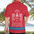 Mongolia Hawaiian Shirt with Soyombo Dragon Sun Red Blue Tradition Spirit