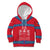 Mongolia Kid Hoodie with Soyombo Dragon Sun Red Blue Tradition Spirit