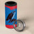 Mongolia 4 in 1 Can Cooler Tumbler with Eagle Strong Wild Free Red Blue Brush Spirit