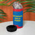 Mongolia 4 in 1 Can Cooler Tumbler with Eagle Strong Wild Free Red Blue Brush Spirit
