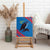 Mongolia Canvas Wall Art with Eagle Strong Wild Free Red Blue Brush Spirit