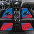 Mongolia Car Mats with Eagle Strong Wild Free Red Blue Brush Spirit