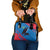 Mongolia Shoulder Handbag with Eagle Strong Wild Free Red Blue Brush Spirit