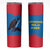 Mongolia Skinny Tumbler with Eagle Strong Wild Free Red Blue Brush Spirit