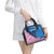Mongolia Shoulder Handbag with Floral Wolf Pink Blossom Blue Sky Spirit