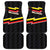 Belgium Car Mats with Black Red Yellow Lightning Flag Stripe Spirit