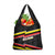 Belgium Grocery Bag with Black Red Yellow Lightning Flag Stripe Spirit