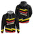 Belgium Hoodie with Black Red Yellow Lightning Flag Stripe Spirit