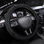 Belgium Steering Wheel Cover with Black Red Yellow Lightning Flag Stripe Spirit