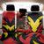 Belgium Back Car Seat Cover with Black Red Lion Crest Flag Flame Spirit