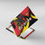 Belgium Canvas Wall Art with Black Red Lion Crest Flag Flame Spirit