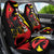 Belgium Car Seat Cover with Black Red Lion Crest Flag Flame Spirit