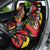Belgium Car Seat Cover with Black Red Lion Crest Flag Flame Spirit