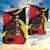 Belgium Garden Flag with Black Red Lion Crest Flag Flame Spirit