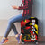 Belgium Luggage Cover with Black Red Lion Crest Flag Flame Spirit