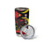 Belgium Tumbler Cup with Black Red Lion Crest Flag Flame Spirit