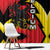Belgium Window Curtain with Black Red Lion Crest Flag Flame Spirit
