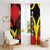 Belgium Window Curtain with Black Red Lion Crest Flag Flame Spirit