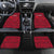 Belgium Car Mats with Football Red Map Crest Rose Spirit