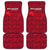 Belgium Car Mats with Football Red Map Crest Rose Spirit