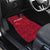 Belgium Car Mats with Football Red Map Crest Rose Spirit