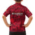 Belgium Family Matching Summer Maxi Dress and Hawaiian Shirt with Football Red Map Crest Rose Spirit