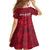 Belgium Family Matching Summer Maxi Dress and Hawaiian Shirt with Football Red Map Crest Rose Spirit