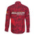 Belgium Family Matching Summer Maxi Dress and Hawaiian Shirt with Football Red Map Crest Rose Spirit