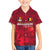 Belgium Family Matching Summer Maxi Dress and Hawaiian Shirt with Football Red Map Crest Rose Spirit
