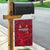 Belgium Garden Flag with Football Red Map Crest Rose Spirit
