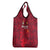 Belgium Grocery Bag with Football Red Map Crest Rose Spirit
