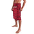 Belgium Lavalava with Football Red Map Crest Rose Spirit