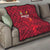 Belgium Quilt with Football Red Map Crest Rose Spirit