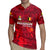 Belgium Rugby Jersey with Football Red Map Crest Rose Spirit