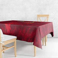 Belgium Tablecloth with Football Red Map Crest Rose Spirit