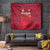 Belgium Tapestry with Football Red Map Crest Rose Spirit