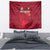 Belgium Tapestry with Football Red Map Crest Rose Spirit