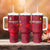 Belgium Tumbler With Handle with Football Red Map Crest Rose Spirit