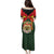 Belgium Family Matching Puletasi and Hawaiian Shirt with Royal Coat of Arms Crown Lion Red Green Checker Spirit
