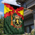 Belgium Garden Flag with Royal Coat of Arms Crown Lion Red Green Checker Spirit