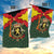 Belgium Garden Flag with Royal Coat of Arms Crown Lion Red Green Checker Spirit