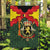 Belgium Garden Flag with Royal Coat of Arms Crown Lion Red Green Checker Spirit