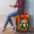 Belgium Luggage Cover with Royal Coat of Arms Crown Lion Red Green Checker Spirit