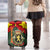 Belgium Luggage Cover with Royal Coat of Arms Crown Lion Red Green Checker Spirit