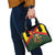 Belgium Shoulder Handbag with Royal Coat of Arms Crown Lion Red Green Checker Spirit