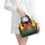 Belgium Shoulder Handbag with Royal Coat of Arms Crown Lion Red Green Checker Spirit