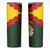 Belgium Skinny Tumbler with Royal Coat of Arms Crown Lion Red Green Checker Spirit